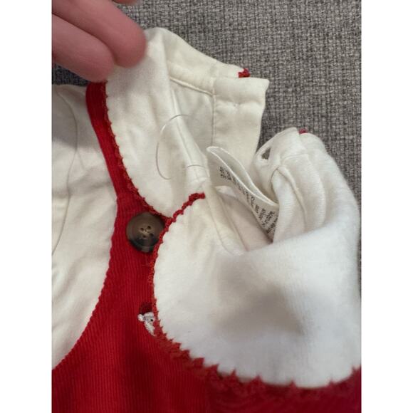 Starting Out Baby Girls Embroidered Santa Jumper & Undershirt 6 Months NEW - Picture 2 of 9